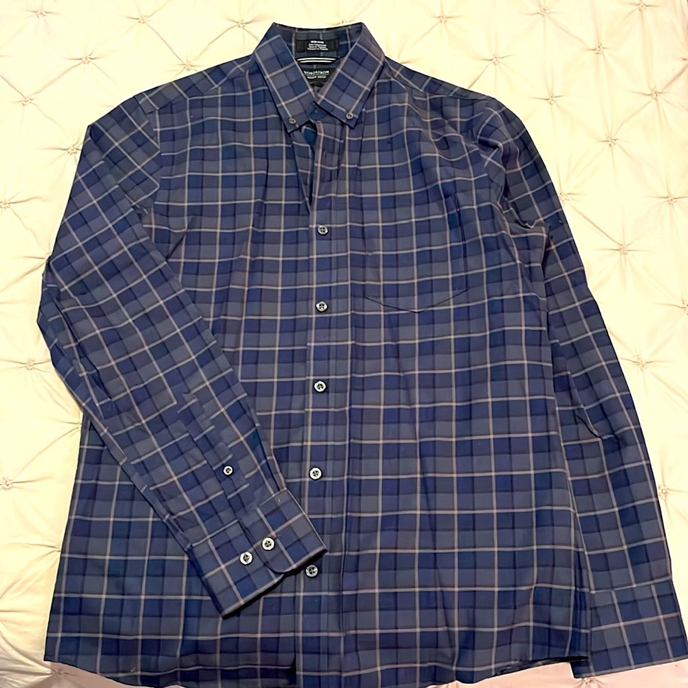 Nordstrom brand Men’s trim fit dress shirt